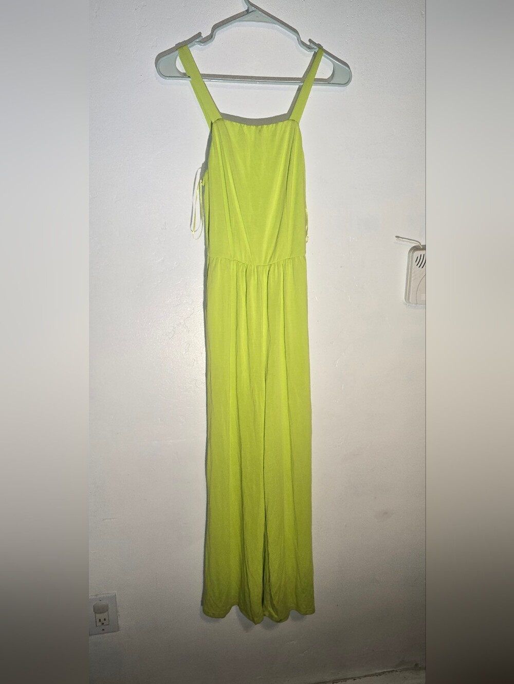 bp Lime Green Strapless Jumpsuit